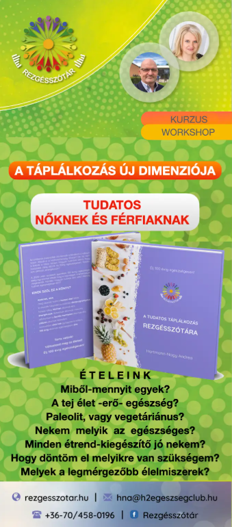 TUDATOS TÁPLÁLKOZÁS NŐKNEK ÉS FÉRFIAKNAK : 2025.05.03 (Kurzus-Workshop)